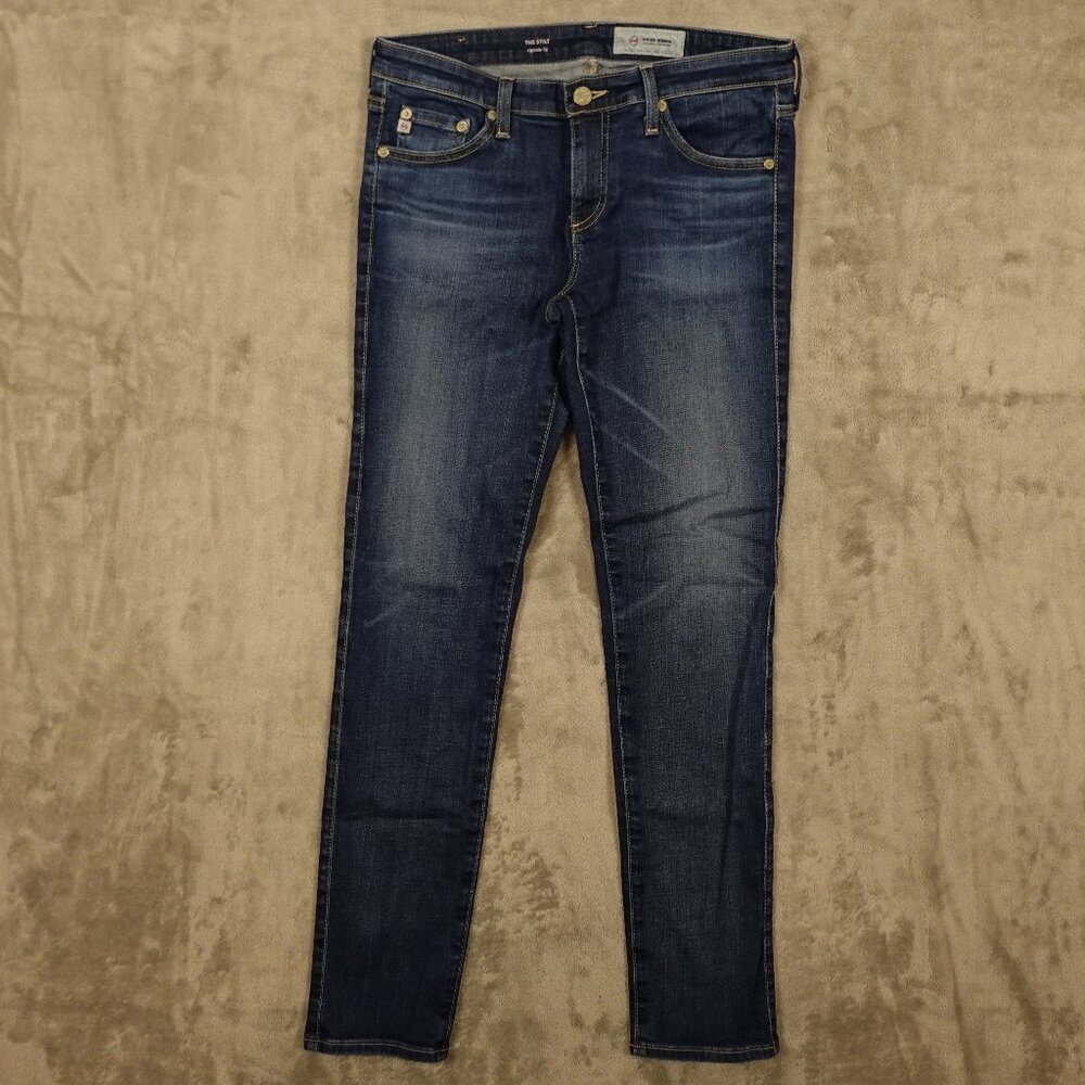 Adriano Goldschmied jeans the stilt cigarette leg‎ women's 28R blue denim